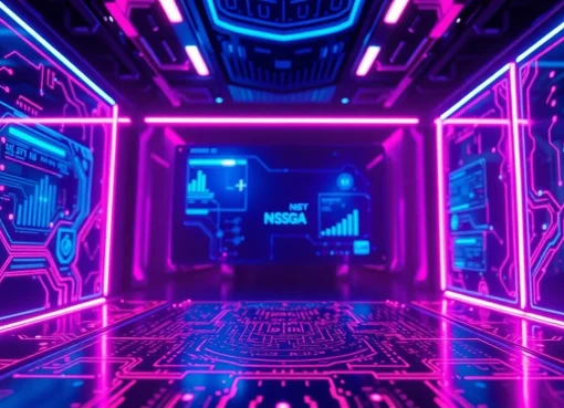 Explore the best NSFW AI platform with a modern digital interface, vibrant colors, and immersive technology.