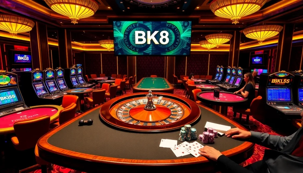 Experience thrilling gameplay at BK8 เว็บตรง with engaging casino action and luxurious gaming ambiance.