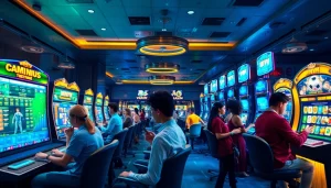 Engaging online gambling scene showcasing various games at winvn88.live