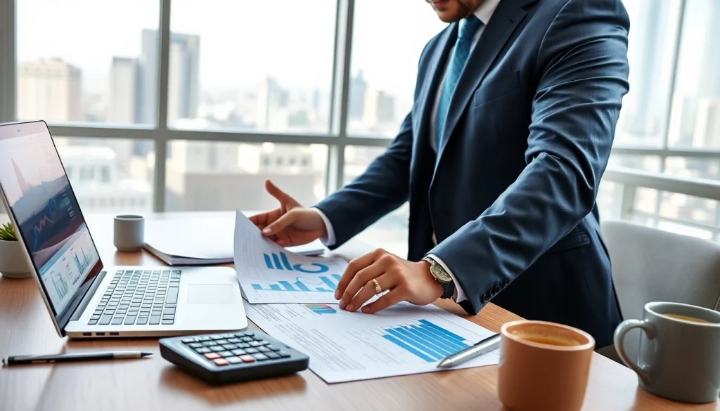 Find competitor pricing analysis with charts, graphs, and financial documents in a modern office.