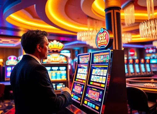 Play the best slot depo 5rb machines in a luxurious casino atmosphere filled with excitement.