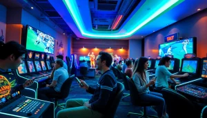 Dynamic online gaming environment at bk860s.com with engaged players and vibrant atmosphere.