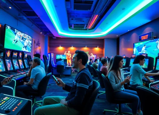 Dynamic online gaming environment at bk860s.com with engaged players and vibrant atmosphere.