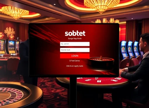 Exciting sbobet login access at a luxurious casino table with chips and cards.