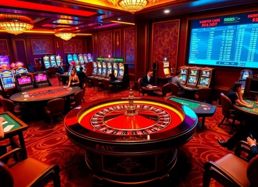 Experience thrilling gameplay at https://rr88.navy/ with engaging casino scenes filled with excitement.