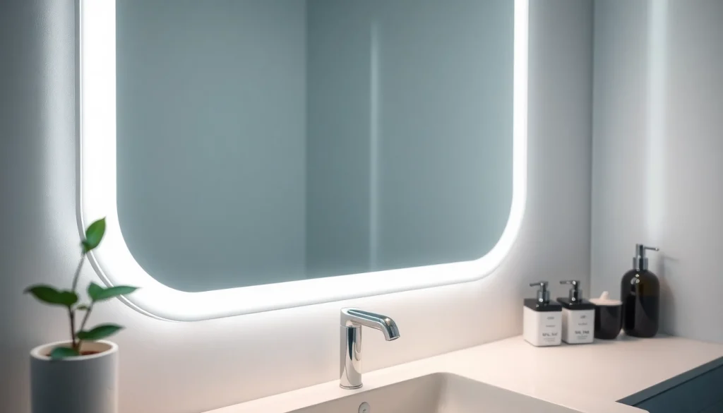 Illuminate your bathroom space with a stylish mirror light mirror that enhances elegance and functionality.