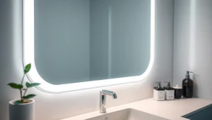 Illuminate your bathroom space with a stylish mirror light mirror that enhances elegance and functionality.