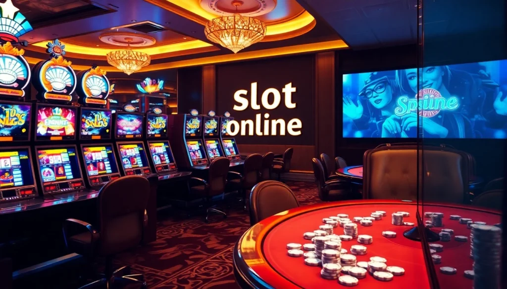 Experience the thrill of slot online hari ini at luxurious casino slot machines with vibrant graphics.