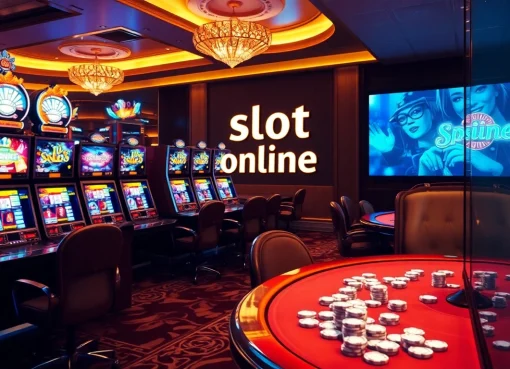 Experience the thrill of slot online hari ini at luxurious casino slot machines with vibrant graphics.
