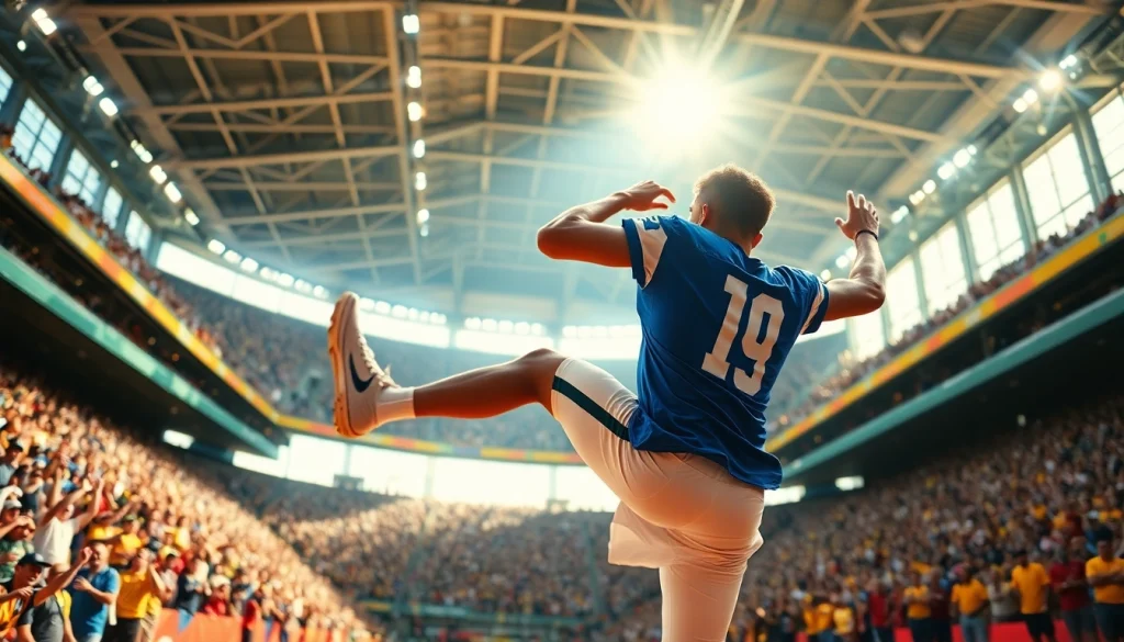 Erlebe beeindruckende Leistungen im phantom athletics mit enthusiastischen Fans im Hintergrund.