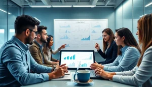 Explore competitive intelligence faqs with insightful analysis and vibrant collaboration in a modern office.