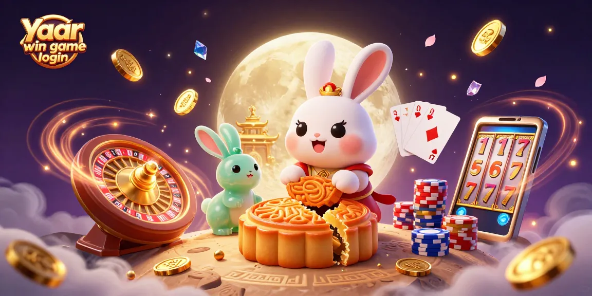 Engage in Yaar win game login with this vibrant casino-themed illustration featuring dynamic gaming elements.