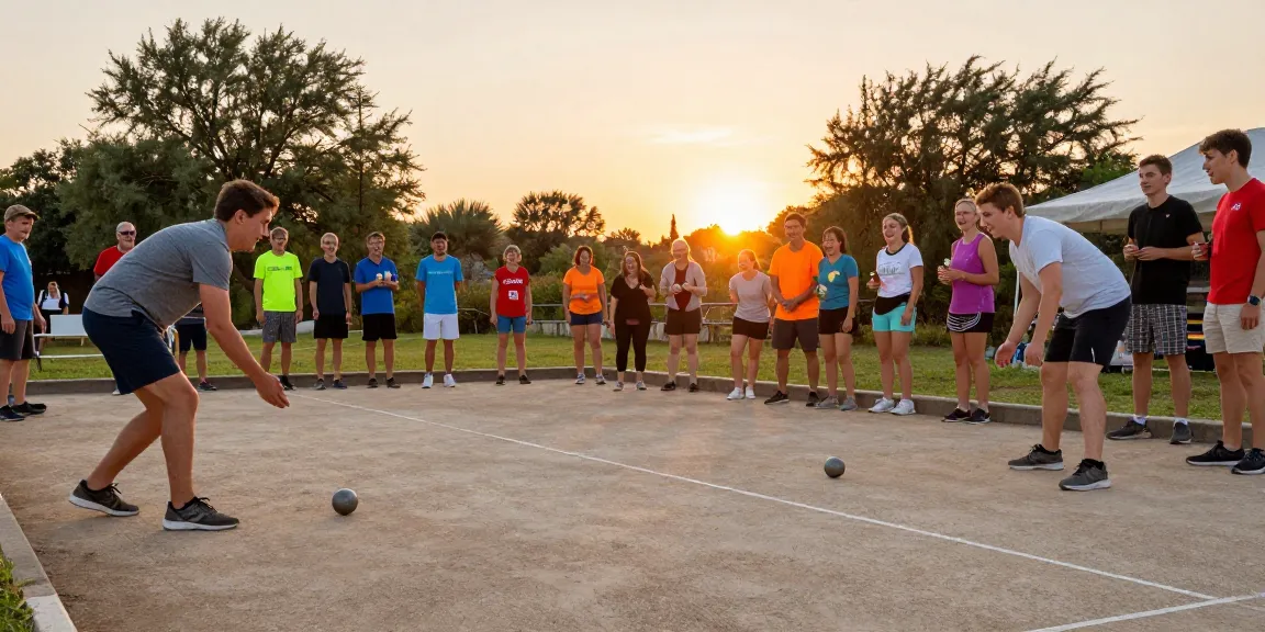 FOPI Kota Kendari menggelar kompetisi petanque yang penuh semangat di lapangan olahraga.