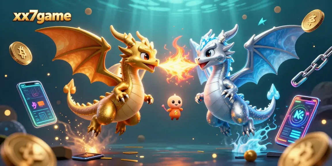 Engage in thrilling gameplay with xx7game featuring dragons and crypto elements in a vibrant digital casino.